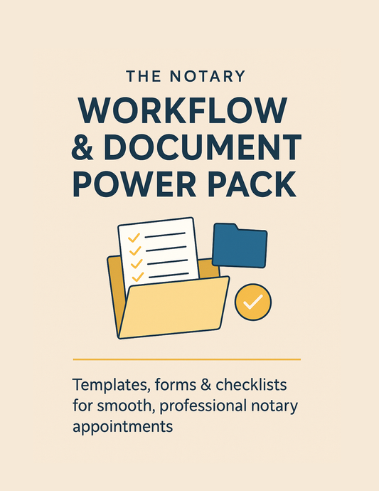 Run Your Notary Business Like a Pro Without the Guesswork