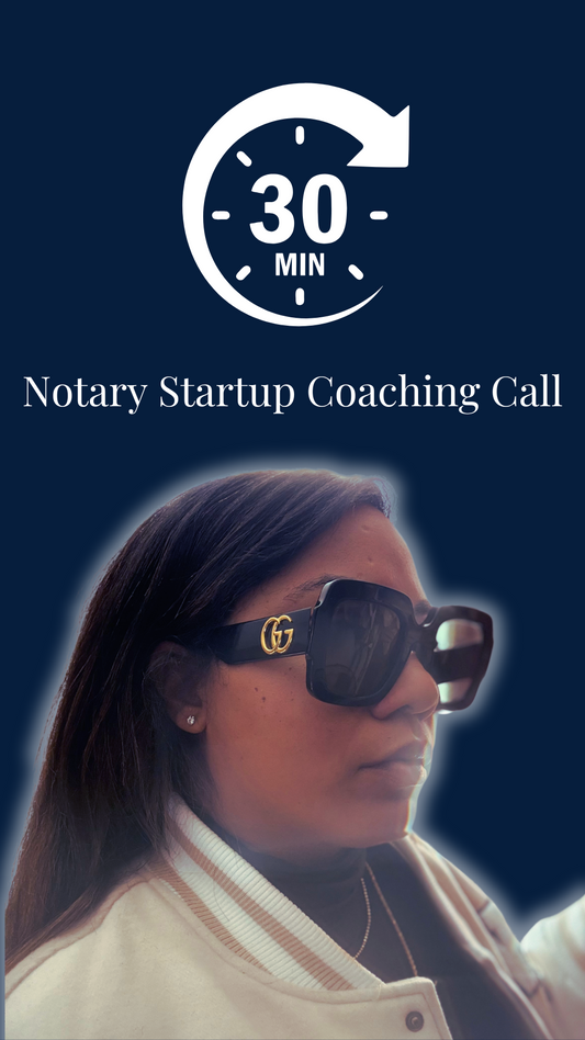 Notary Startup Coaching Call (30-min)